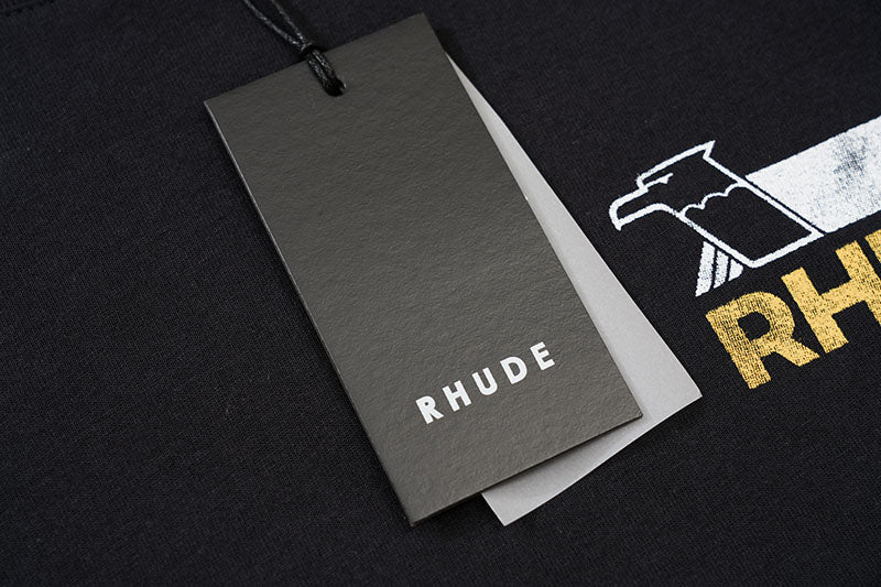 Rhude Eagle logo Tee Black