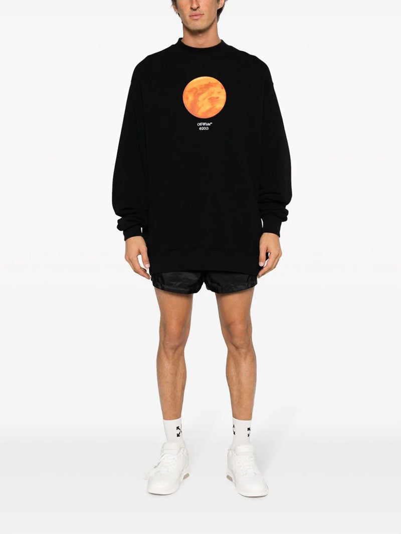 Off-White Venus-print Cotton Sweatshirt
