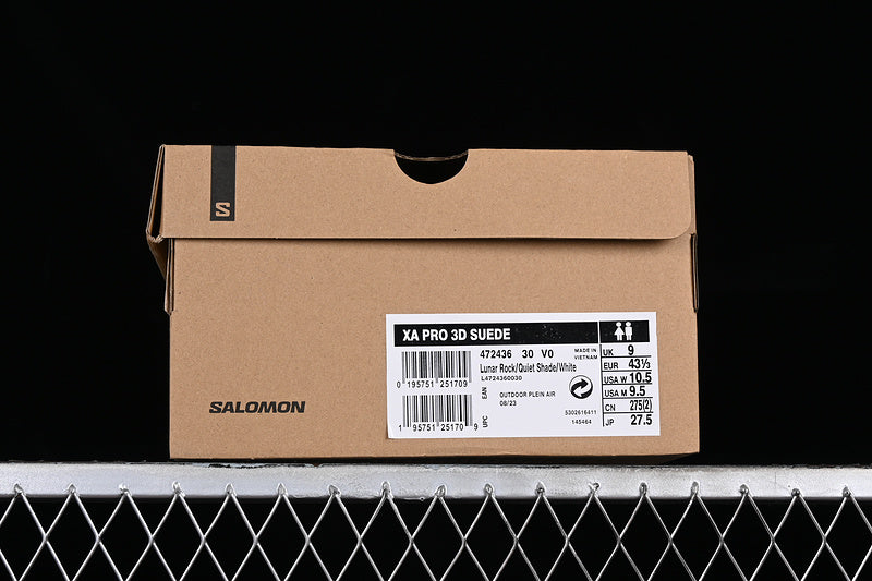 SALOMON XA Pro 3D Suede 'White Grey'