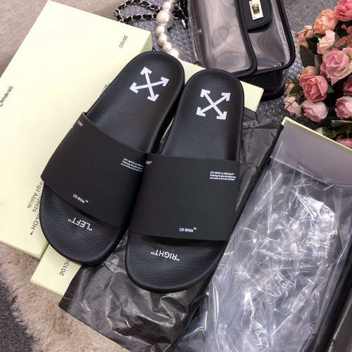 Off-White Corporate Slides Black SS19