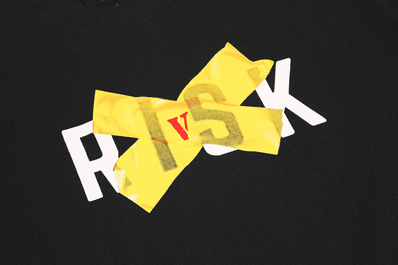 VLONE Yellow Tape Risk T-Shirt