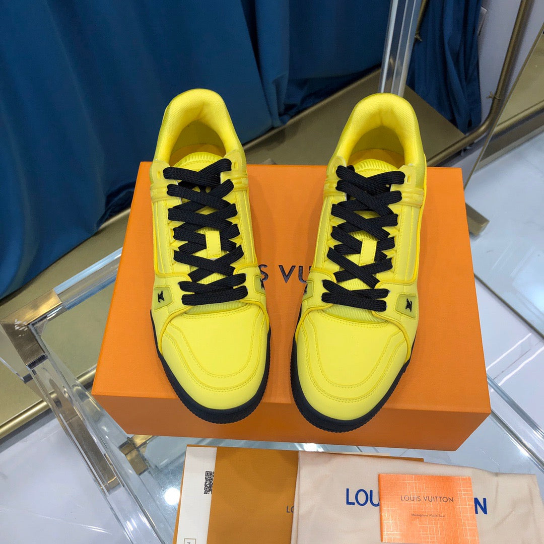 Louis Vuitton LV Trainer Yellow Black