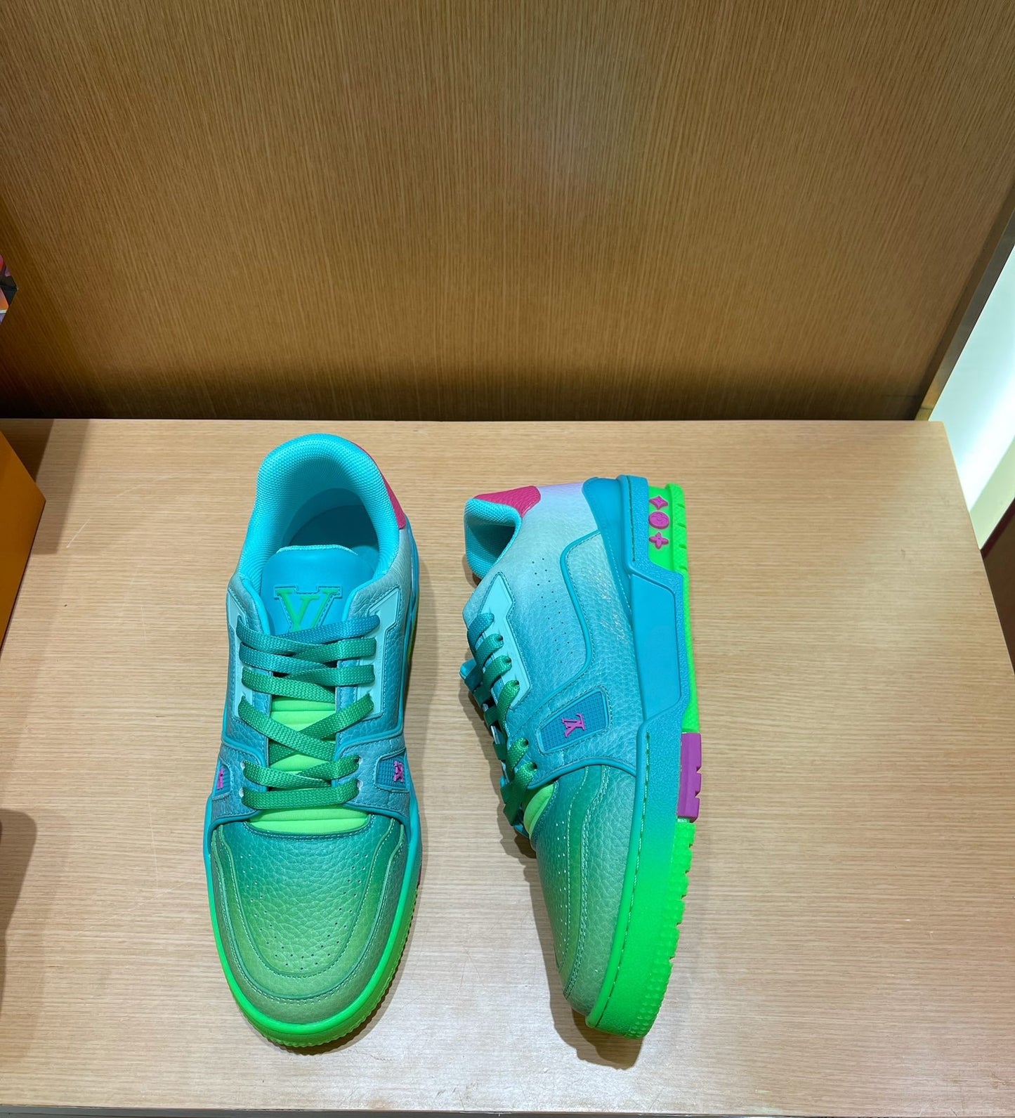 Louis Vuitton LV Trainer Green Ombre