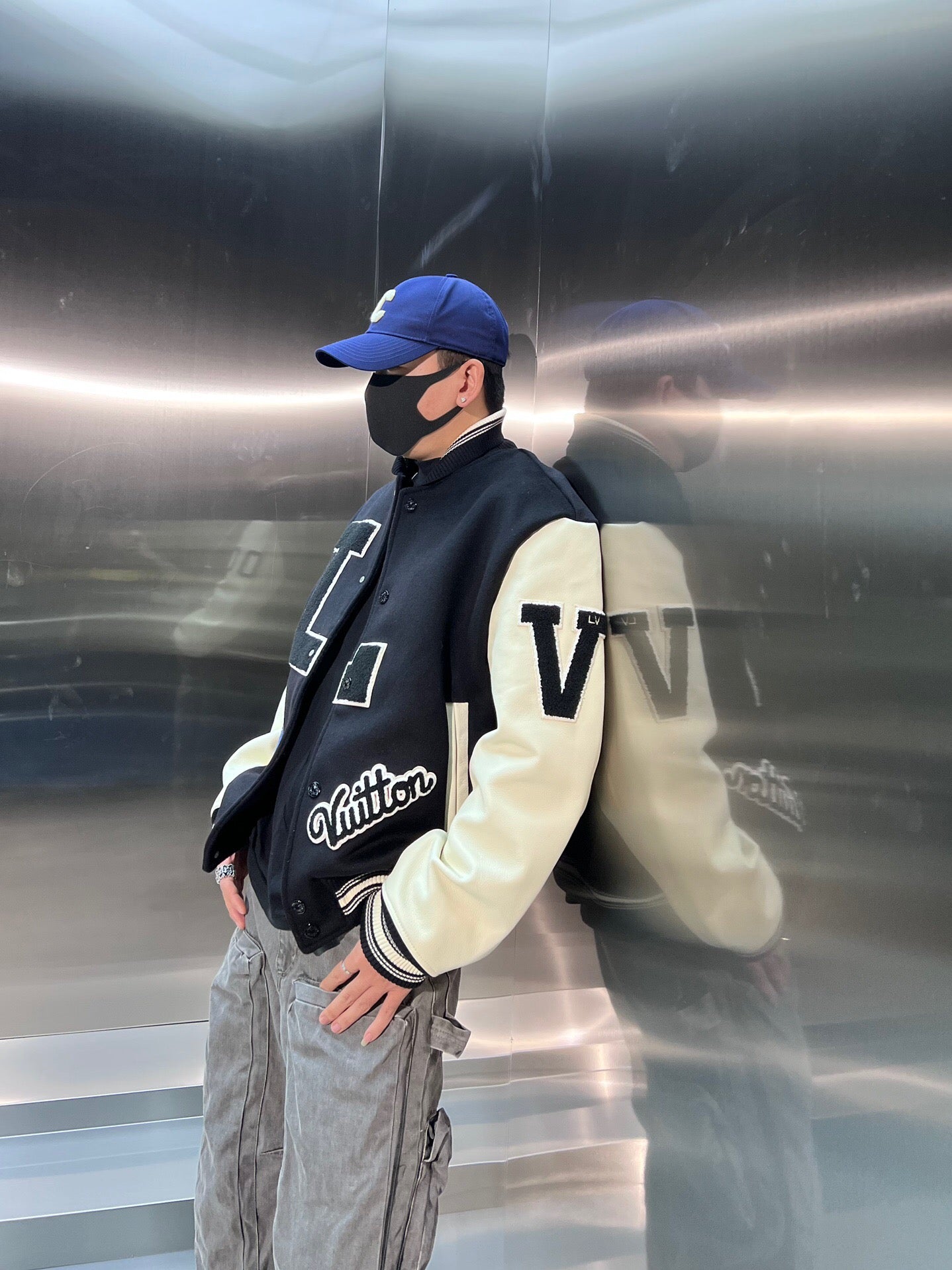 BASEBALL VARSITY LEATHER JACKET | LOUIS VUITTON