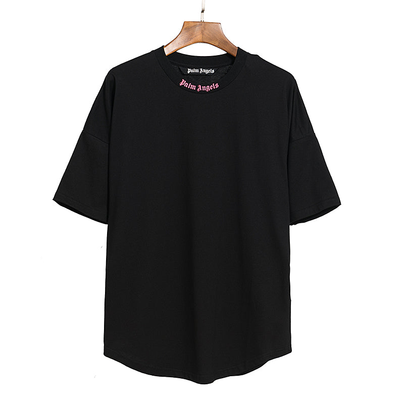 Palm Angels Doubled Logo Crewneck T-shirt