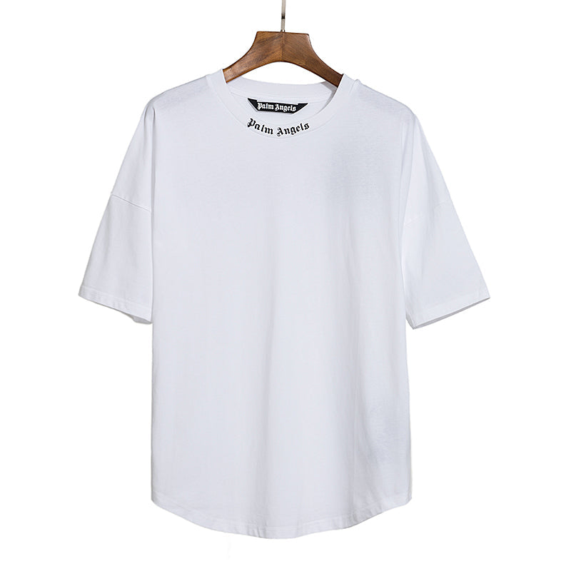 Palm Angels Doubled Logo Crewneck T-shirt