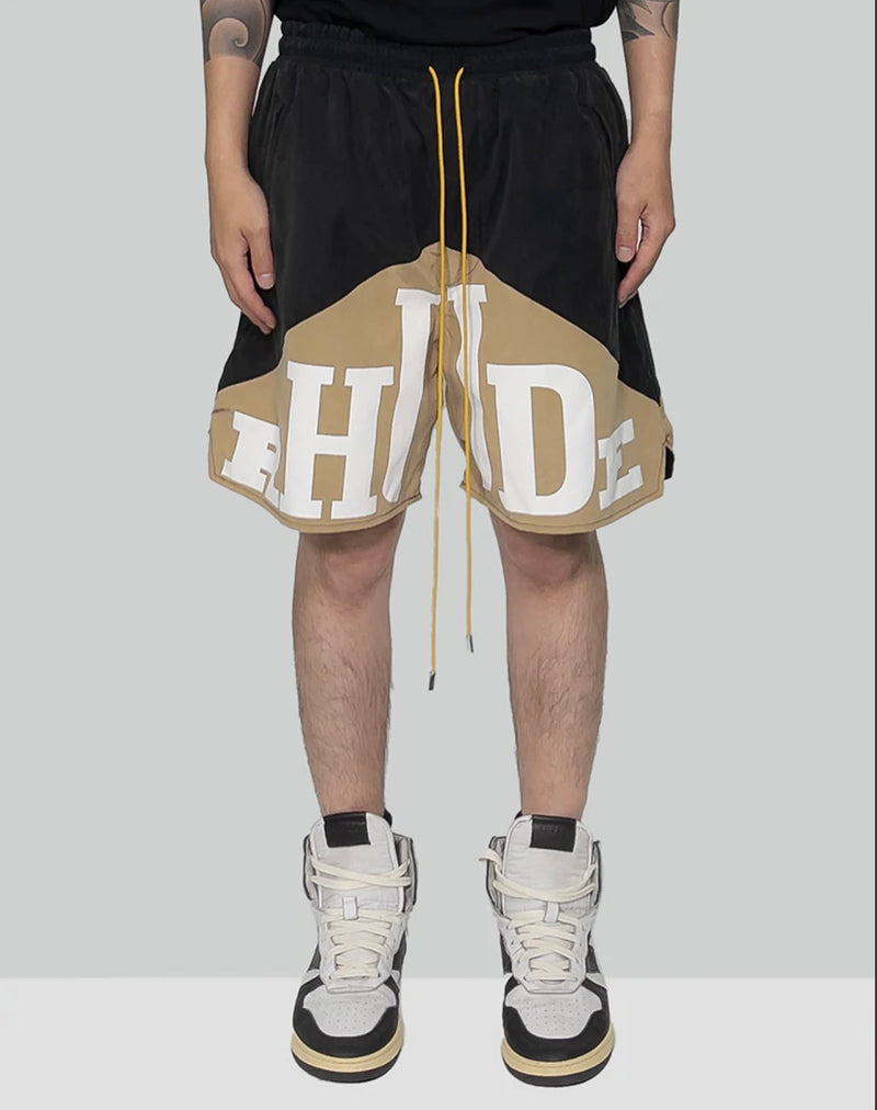 Rhude YACHTING Shorts Black Red