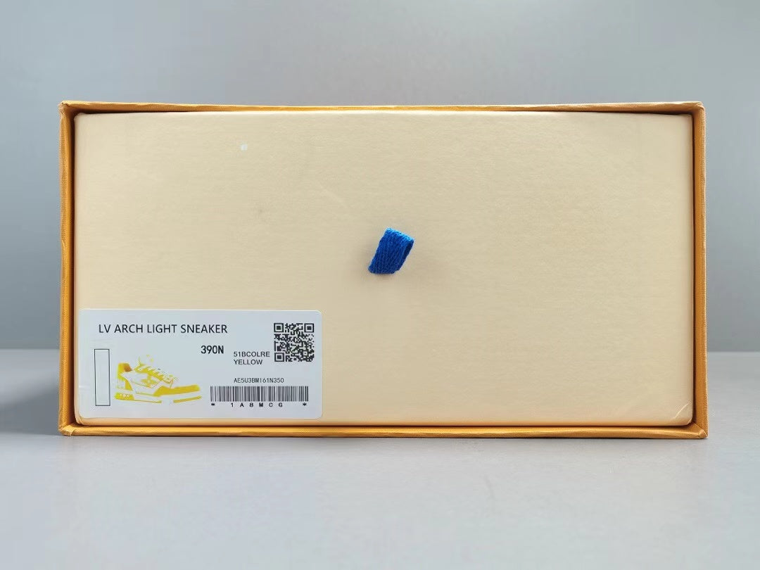 Louis Vuitton Trainer Monogram Denim Yellow