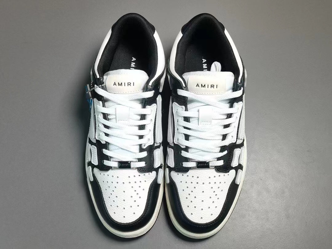Amiri Skel Top Low 'Black White'