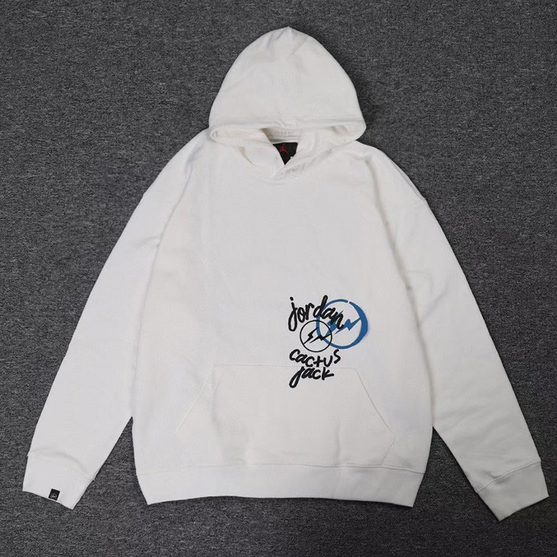 Travis Scott x Jordan x Fragment Hoodie - White