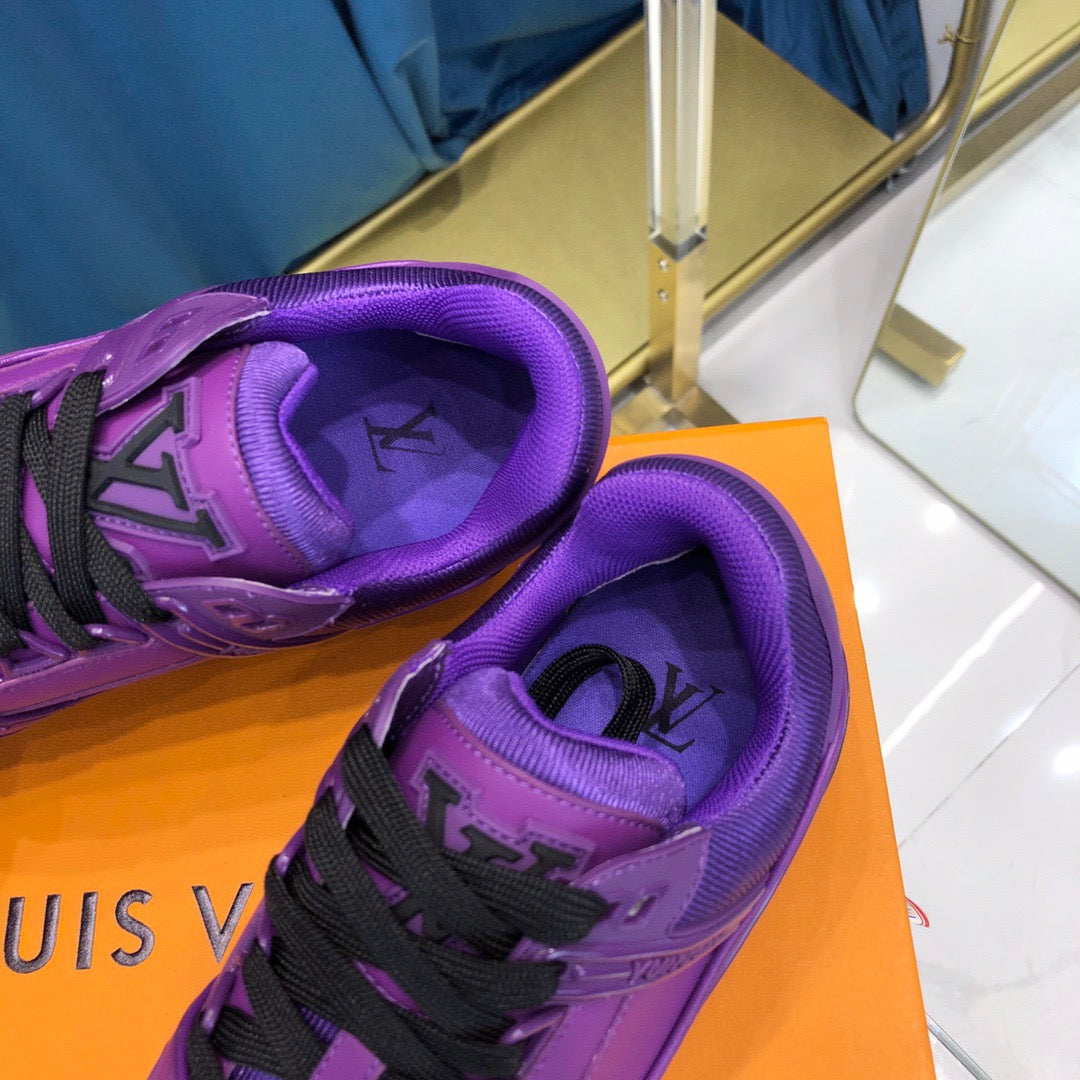 Louis Vuitton LV Trainer Violet Black