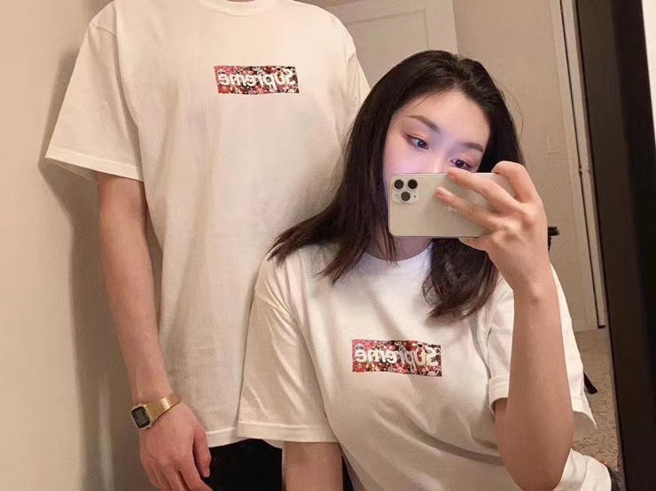 Supreme Takashi Murakami COVID-19 Relief Box Logo Tee White