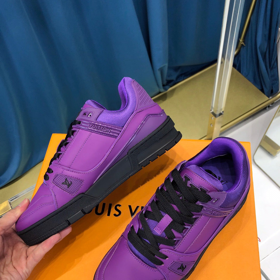 Louis Vuitton LV Trainer Violet Black