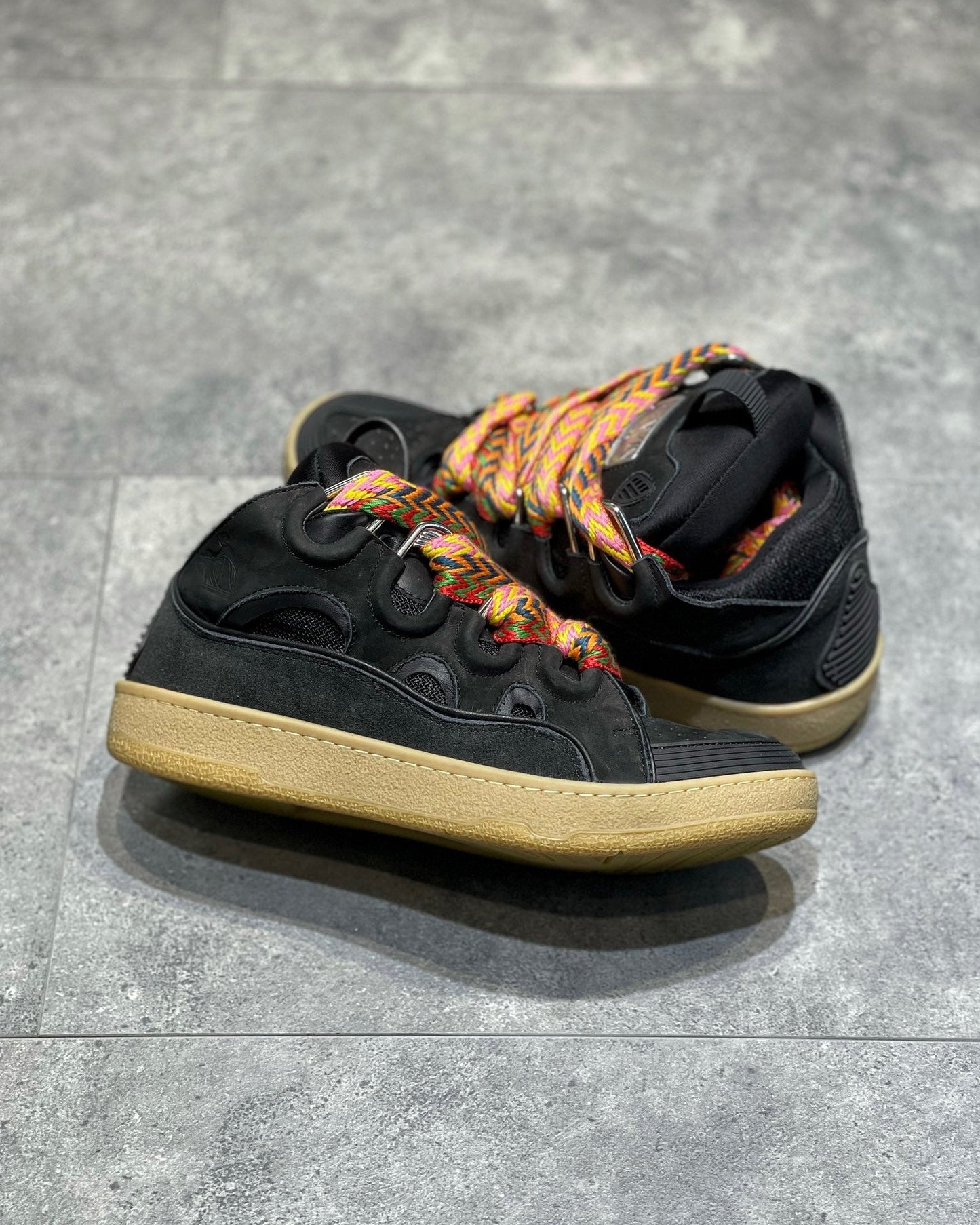 Lanvin Leather Curb Black