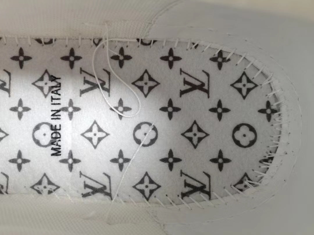 Louis Vuitton Trainer White Monogram Denim White