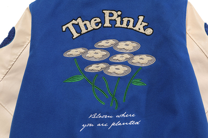 Vandy The Pink 4 Year Anniversary Varsity Jacket "Blue Sail"