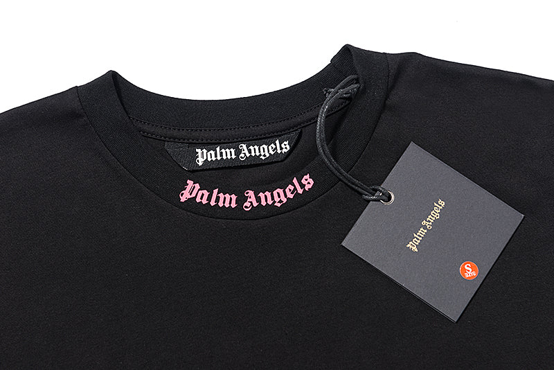 Palm Angels Doubled Logo Crewneck T-shirt