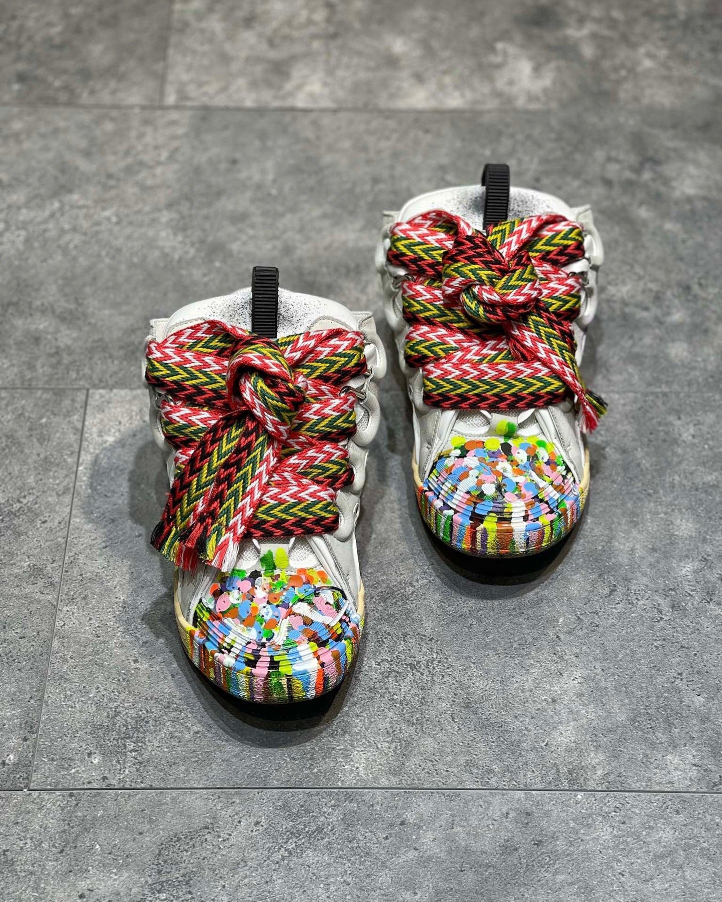 Gallery Dept. x Lanvin Curb 'Paint Drip - Optical White'