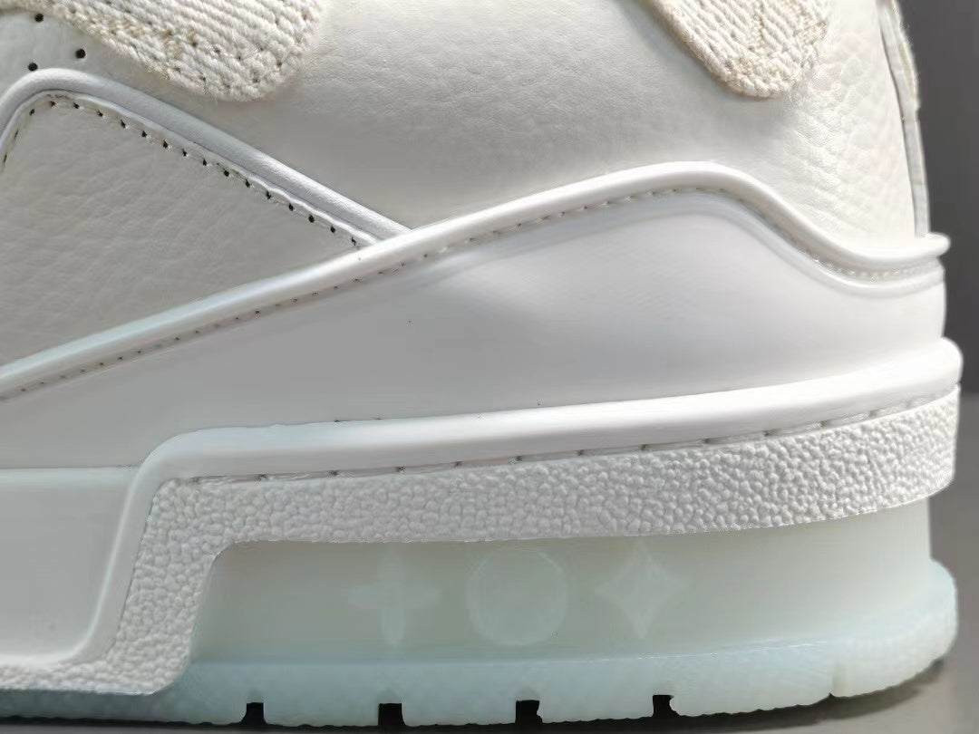 Louis Vuitton LV Made Trainer Monogram Denim White