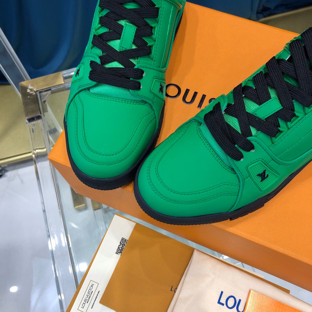 Louis Vuitton LV Trainer Green Black
