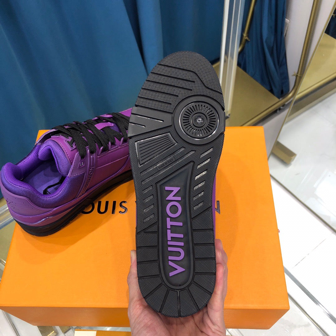 Louis Vuitton LV Trainer Violet Black