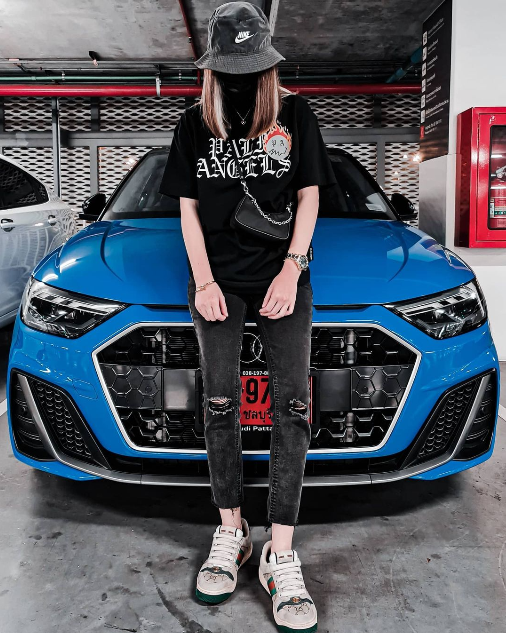 Palm Angels Burning Head Logo Short-Sleeve Tee