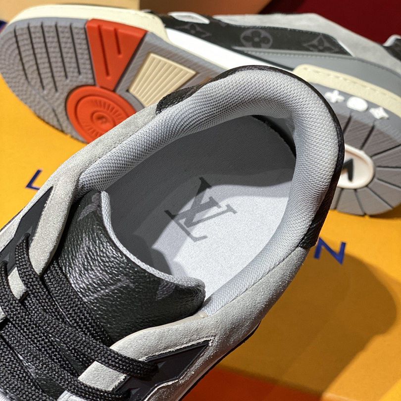 Louis Vuitton Trainer Low 'Black Grey'