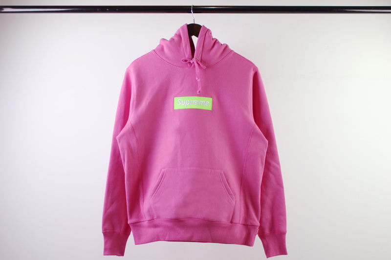 Supreme Box Logo Hoodie Peach