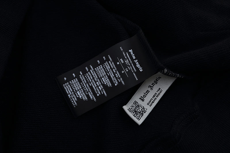 Palm Angels NY Sprayed Hoodie 'Black/Blue'