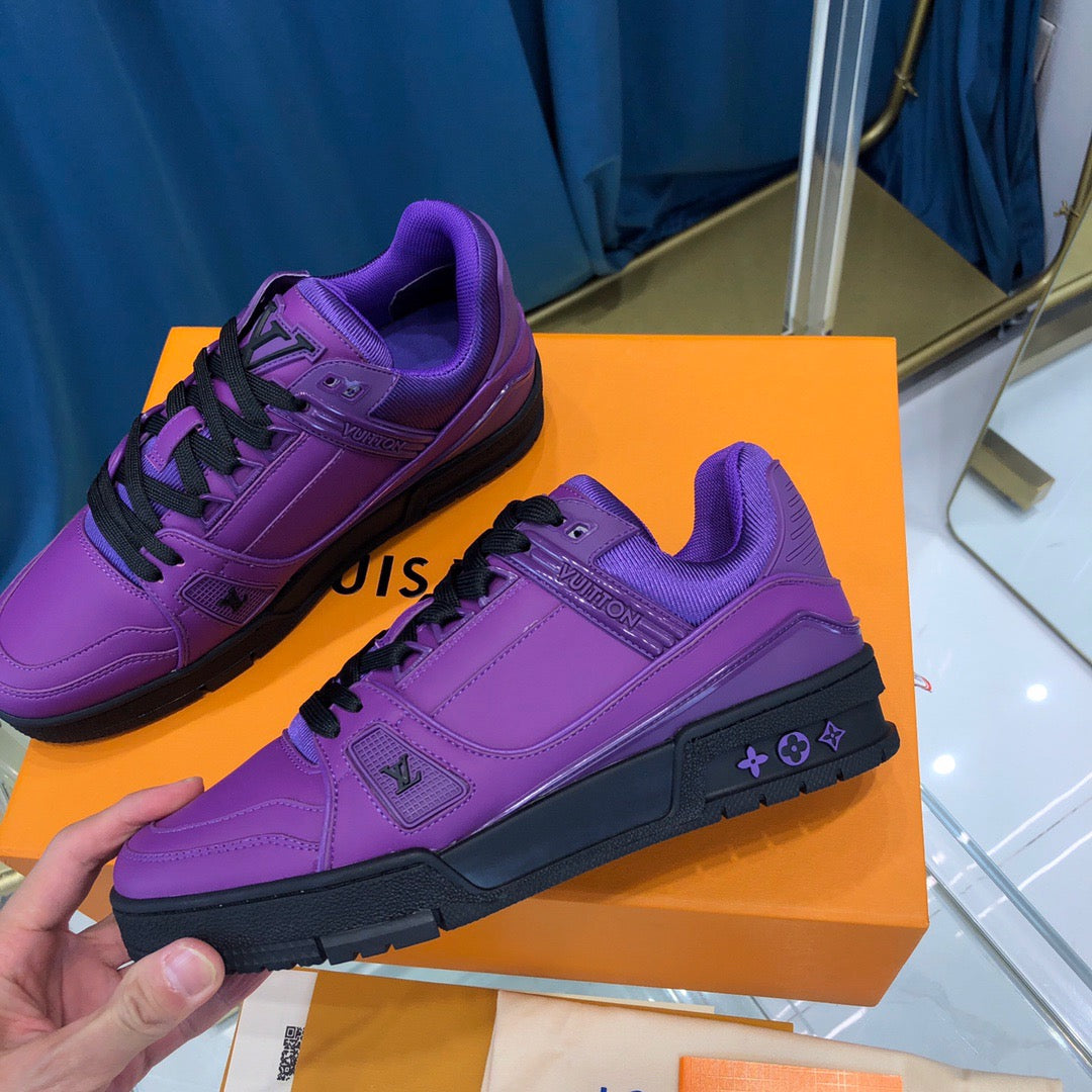 Louis Vuitton LV Trainer Violet Black