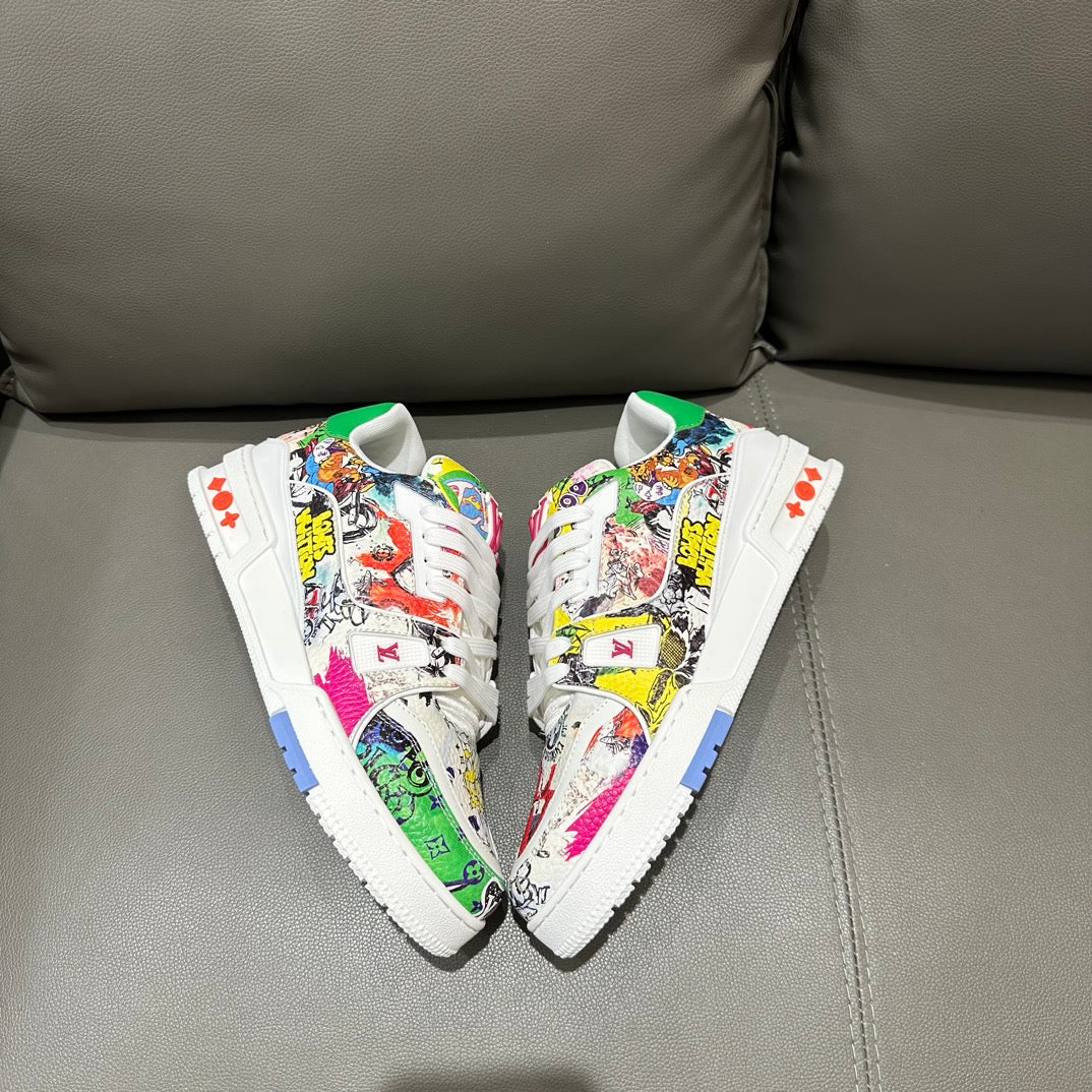 Louis Vuitton LV Trainer Comic Motifs Multi (SS23)