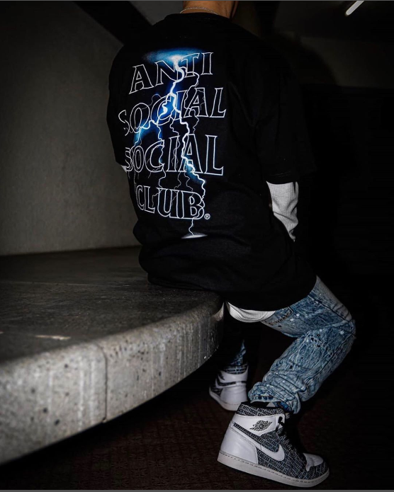 Anti Social Social Club Twister Tee (FW19) Black