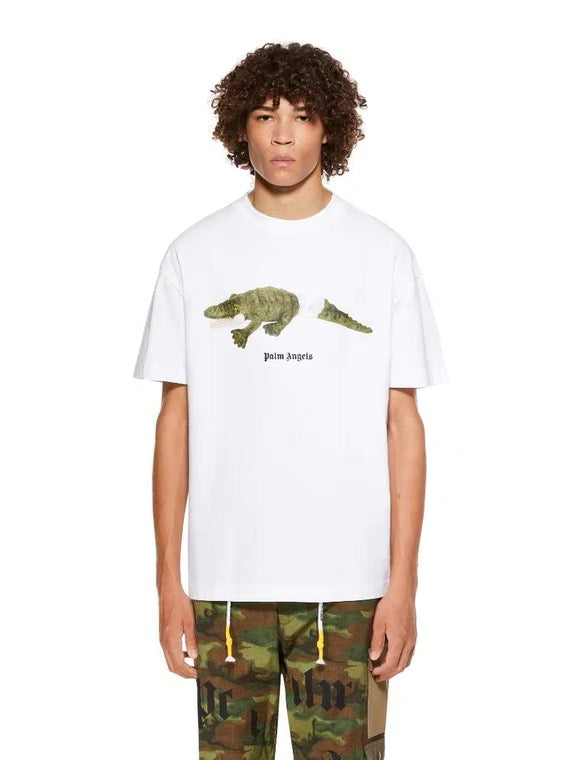 Palm Angels Croco Short-Sleeve Tee