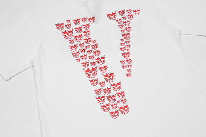 Vlone Skull T-Shirt 'Black/Red'