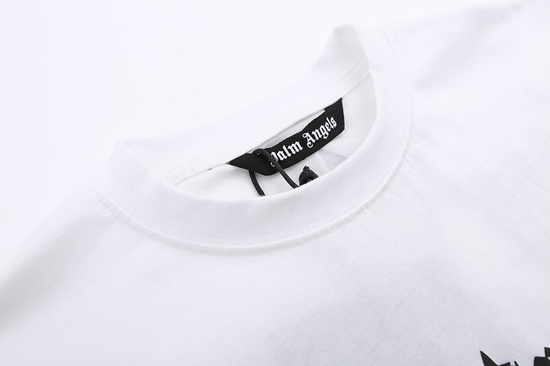 Palm Angels Shooting Stars Overlogo Tee 'Blue/White'