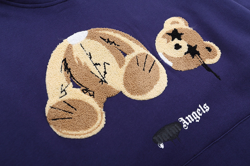 Palm Angels Sprayed Bear Hoodie