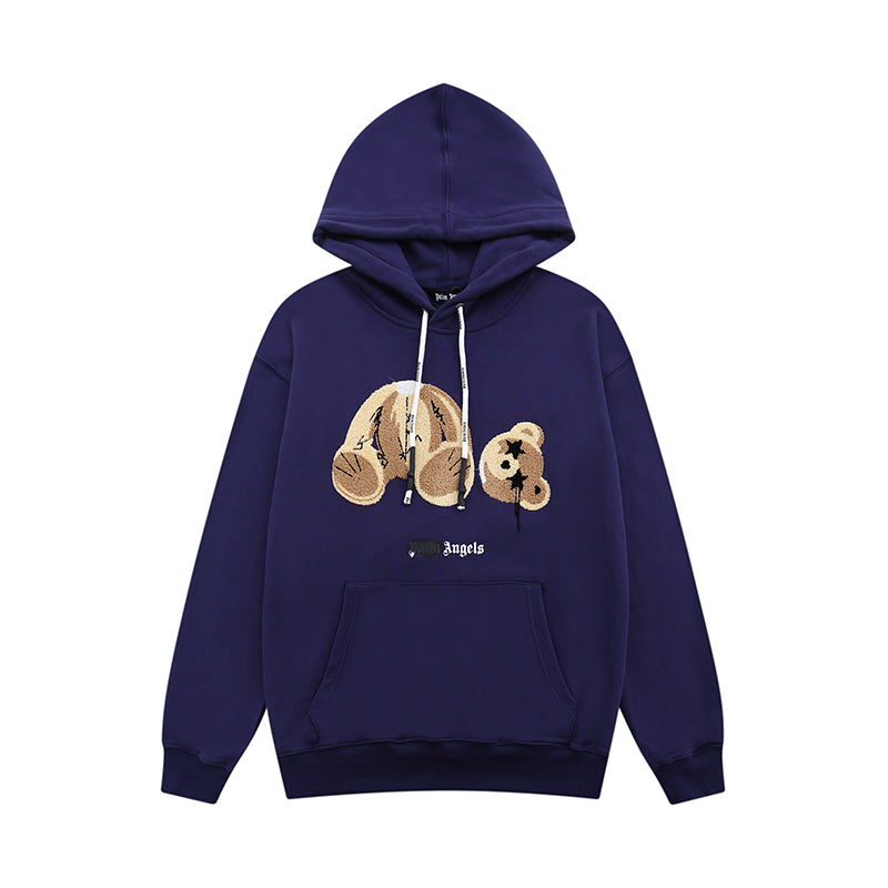 Palm Angels Sprayed Bear Hoodie