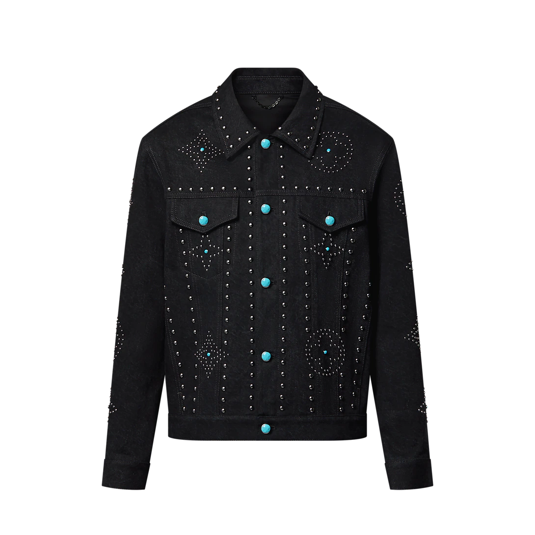 Louis Vuitton LV
Embroidered denim jacket black