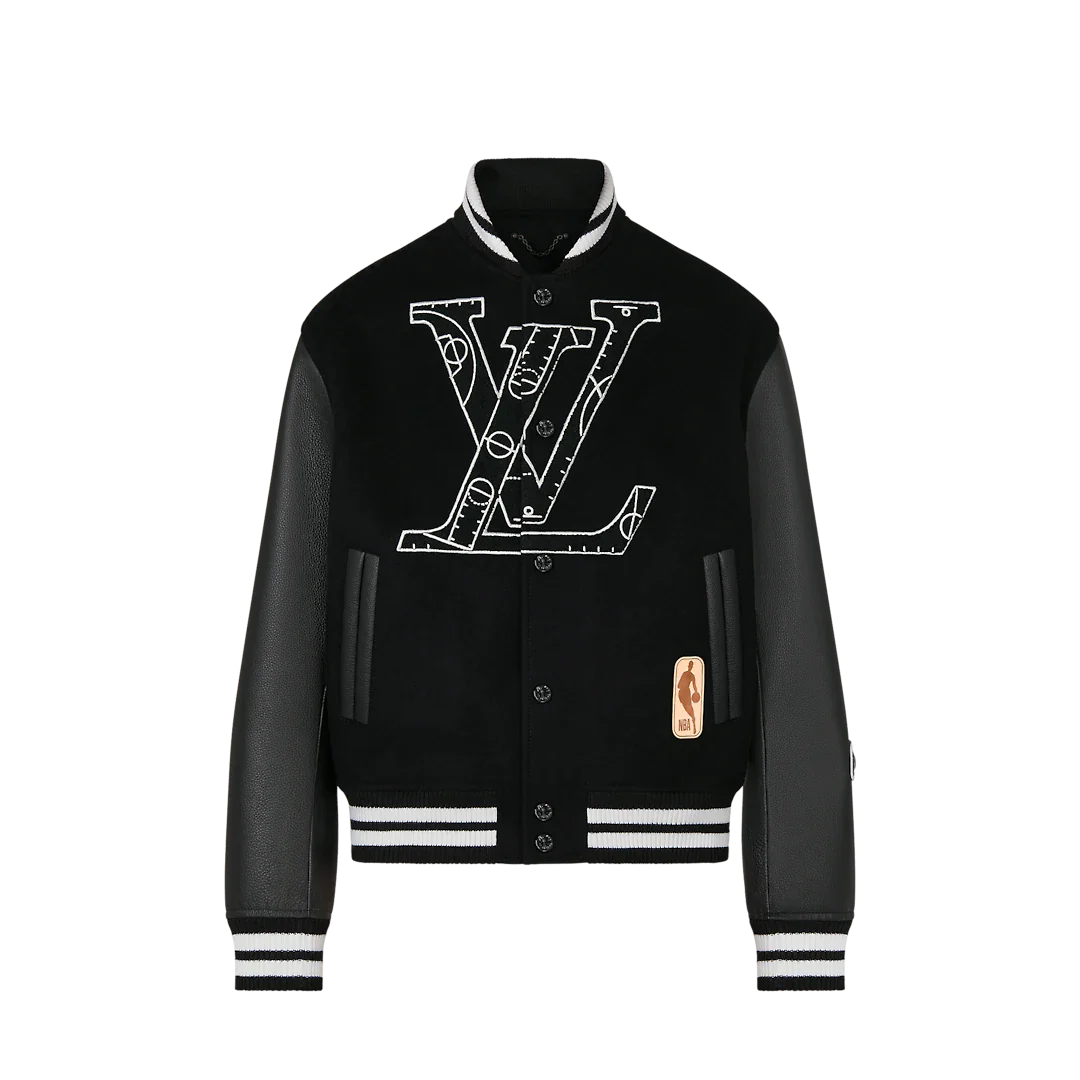 LEATHER NBA BASKETBALL VARSITY JACKET | LOUIS VUITTON