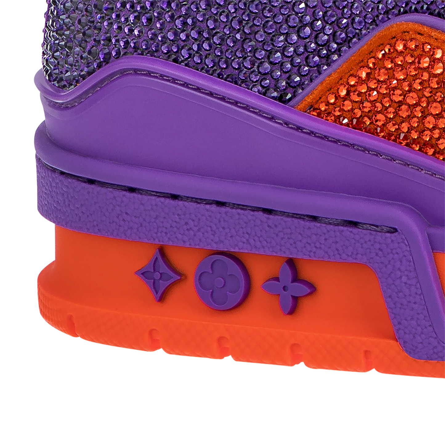 Louis Vuitton LV Trainer Crystal Purple Orange