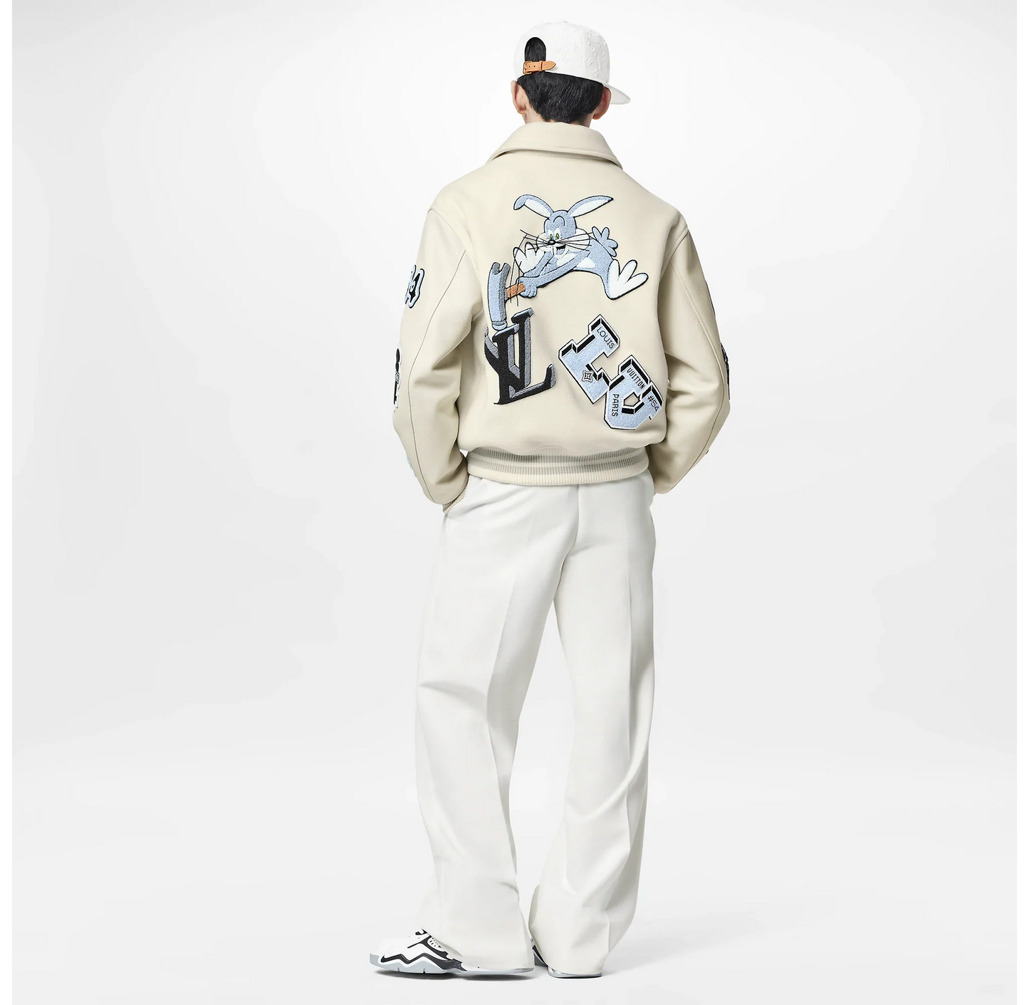 MULTI-PATCHES MIXED LEATHER VARSITY BLOUSON | LOUIS VUITTON