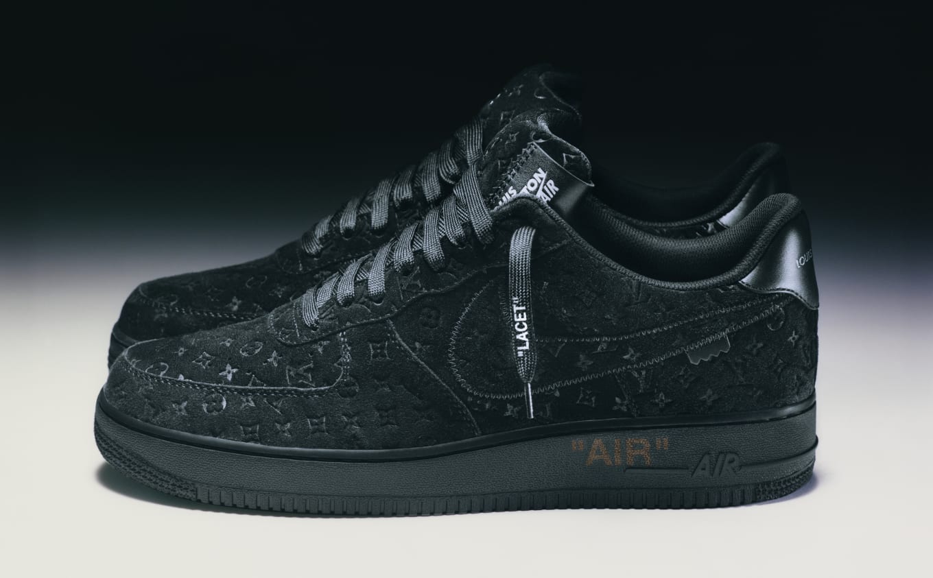 Louis Vuitton Nike Air Force 1 Low By Virgil Abloh Black