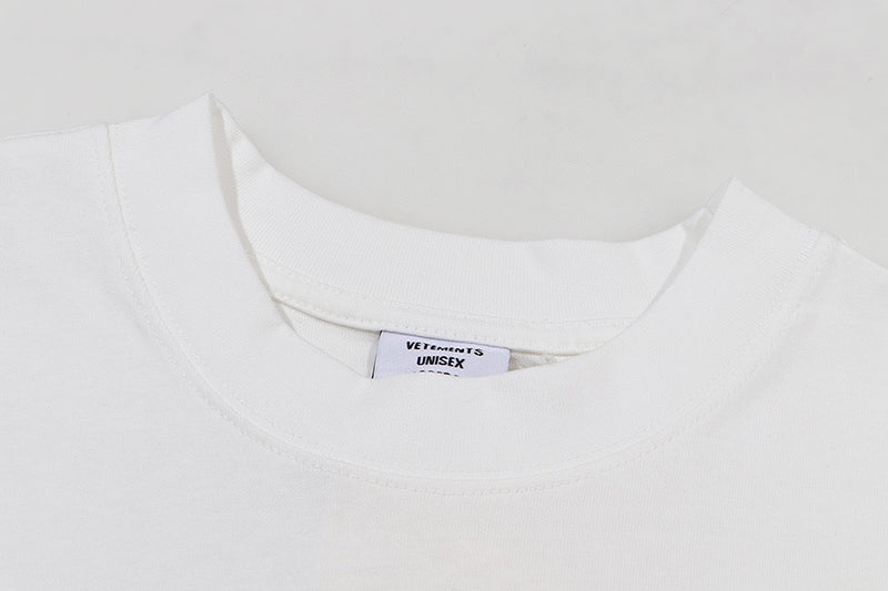 VETEMENTS Stop Copying Me T-shirt | White