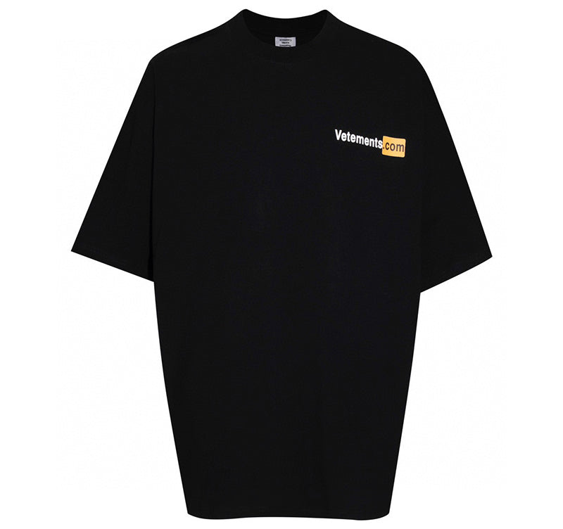 VETEMENTS Logo xxx T-shirt | Black