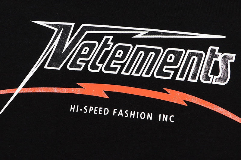 VETEMENTS Hi Speed T-shirt | Black