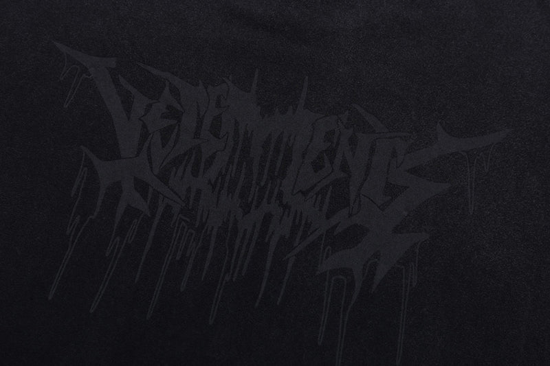 VETEMENTS Skull Metal T-shirt | Black