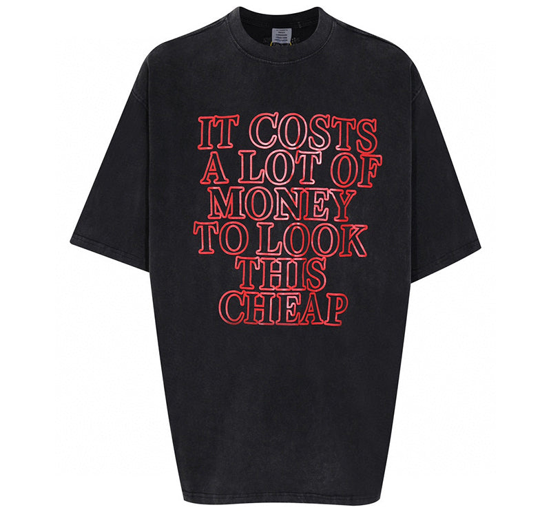 VETEMENTS Very Expensive T-shirt | Black