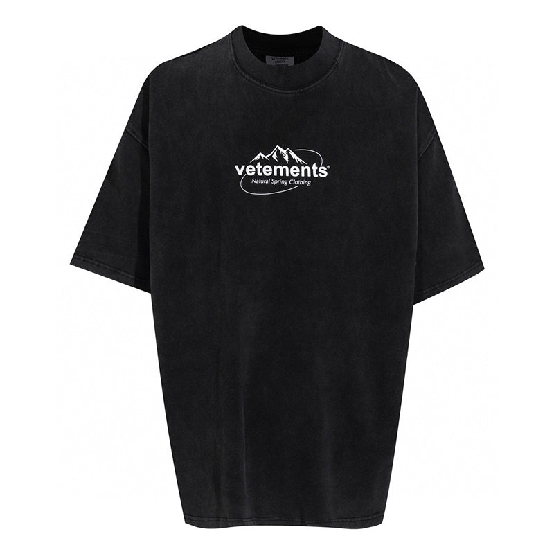VETEMENTS Spring Water T-shirt | Black
