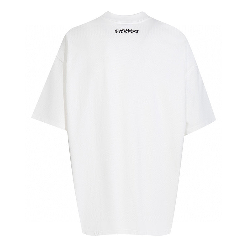 VETEMENTS Stop Copying Me T-shirt | White