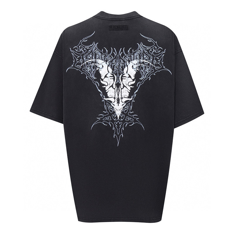 VETEMENTS Bone V T-shirt | Black
